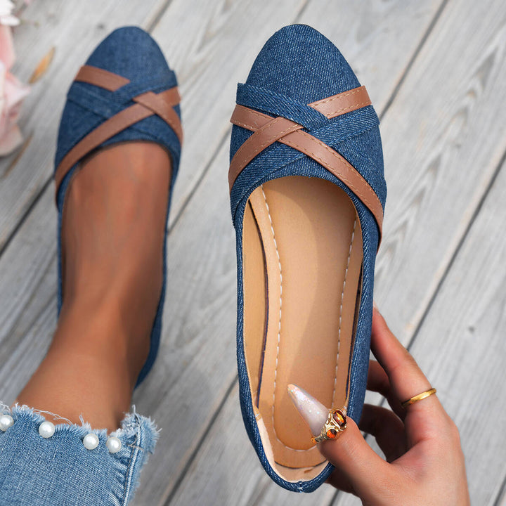 Shakina - Cómodos Zapatos Con Tiras Cruzadas