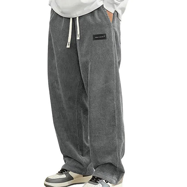 Warren - Pantalones De Corte Ancho Con Cordón Y Bolsillos
