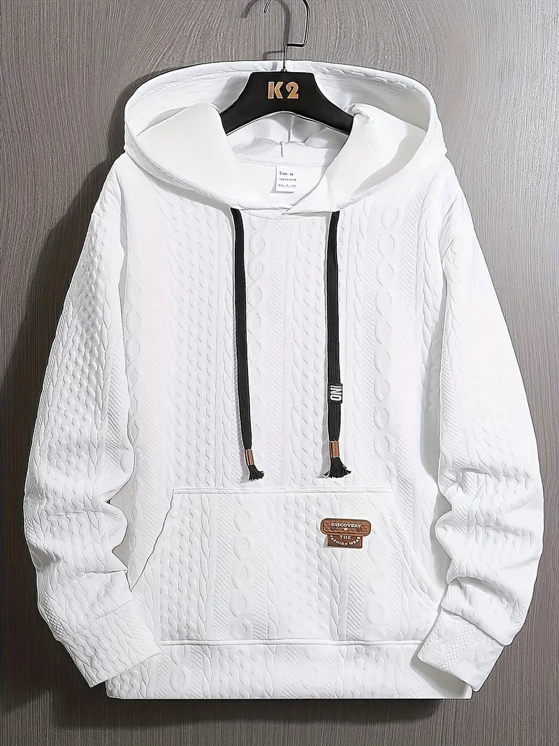 Pruitt - Sudadera Con Capucha De Manga Larga De Punto