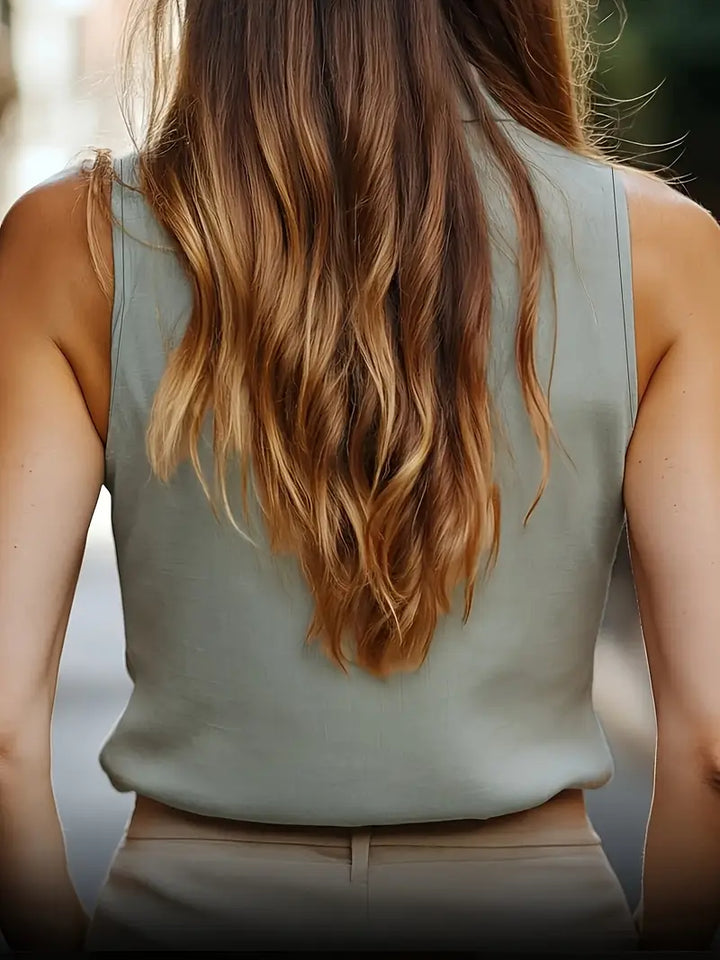 Evmorfia - Blusa Transpirable Sin Mangas