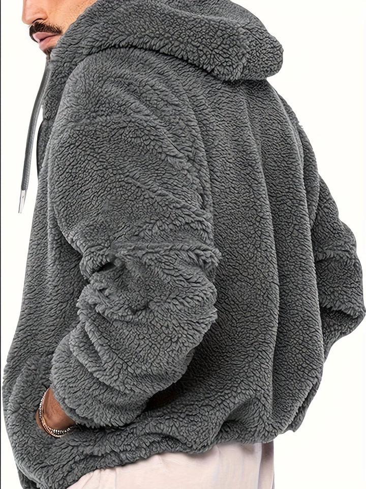 Hessel - Sudadera Con Capucha y Manga Larga Con Cremallera