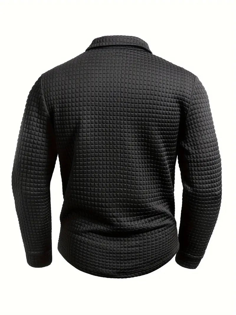 Hughes - Camisa Informal De Punto Grueso Con Botones