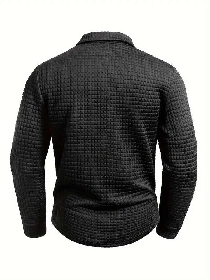 Hughes - Camisa Informal De Punto Grueso Con Botones