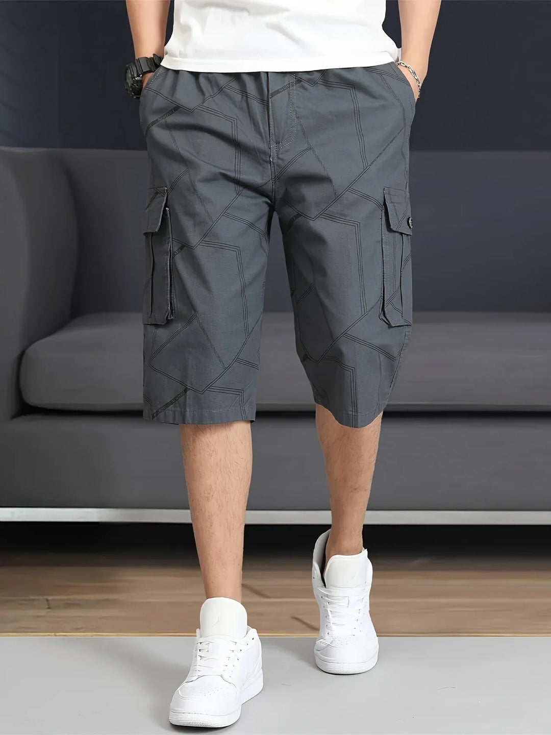 Hazlewood - Pantalones Cortos Carga Informales Para Verano