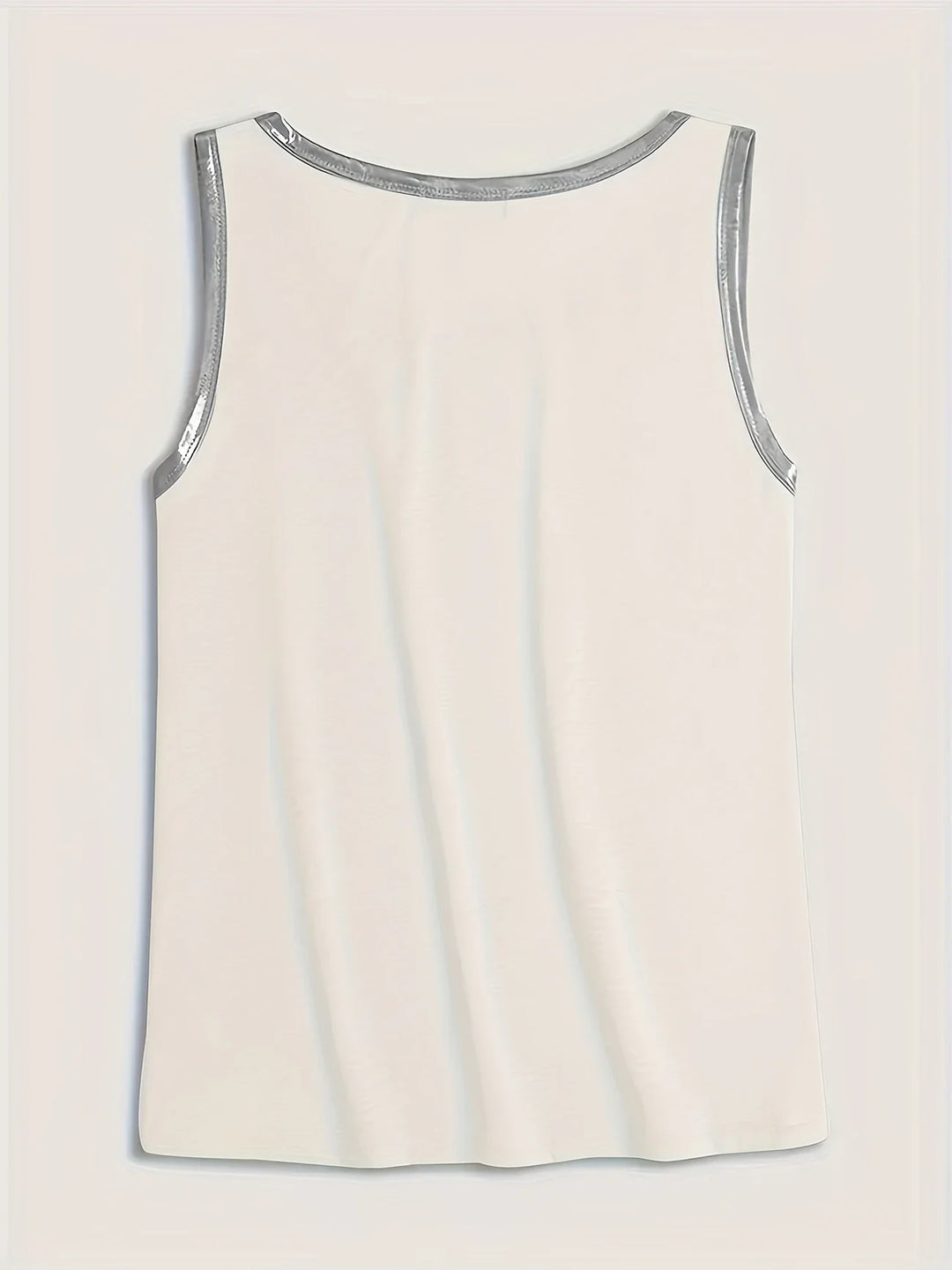 Ayuso - Sin Mangas Camiseta Sin Mangas Con Cuello Redondo