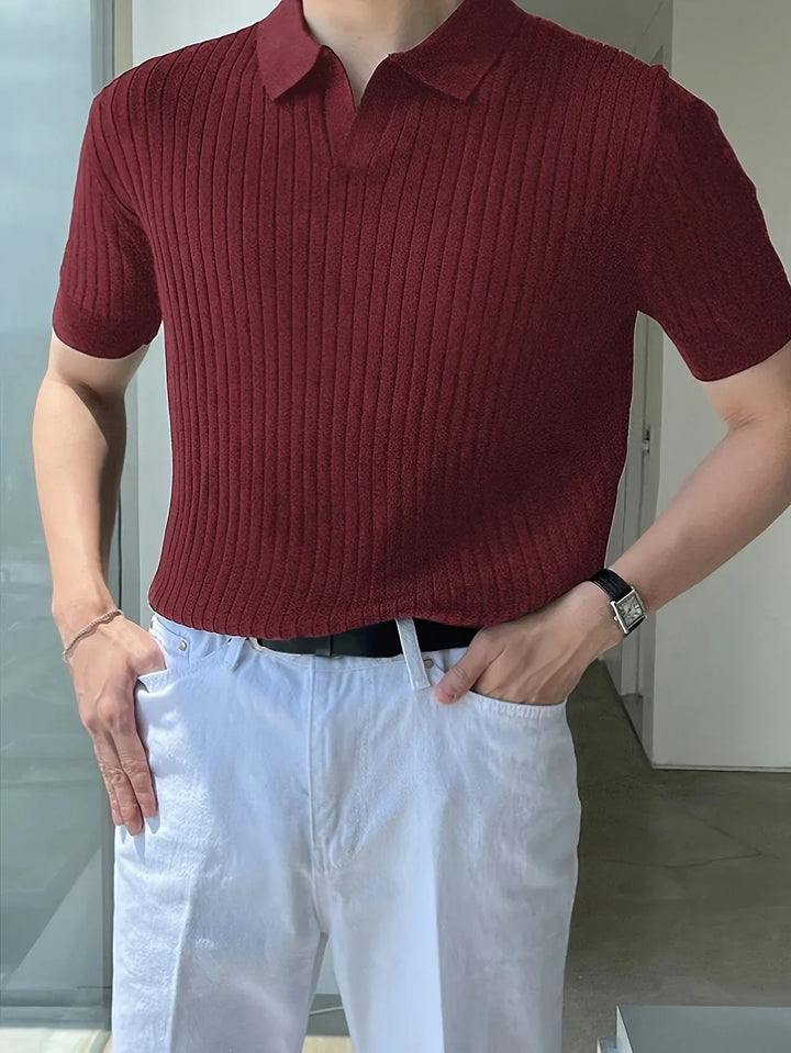 Avgustin - Polo Informal De Manga Corta