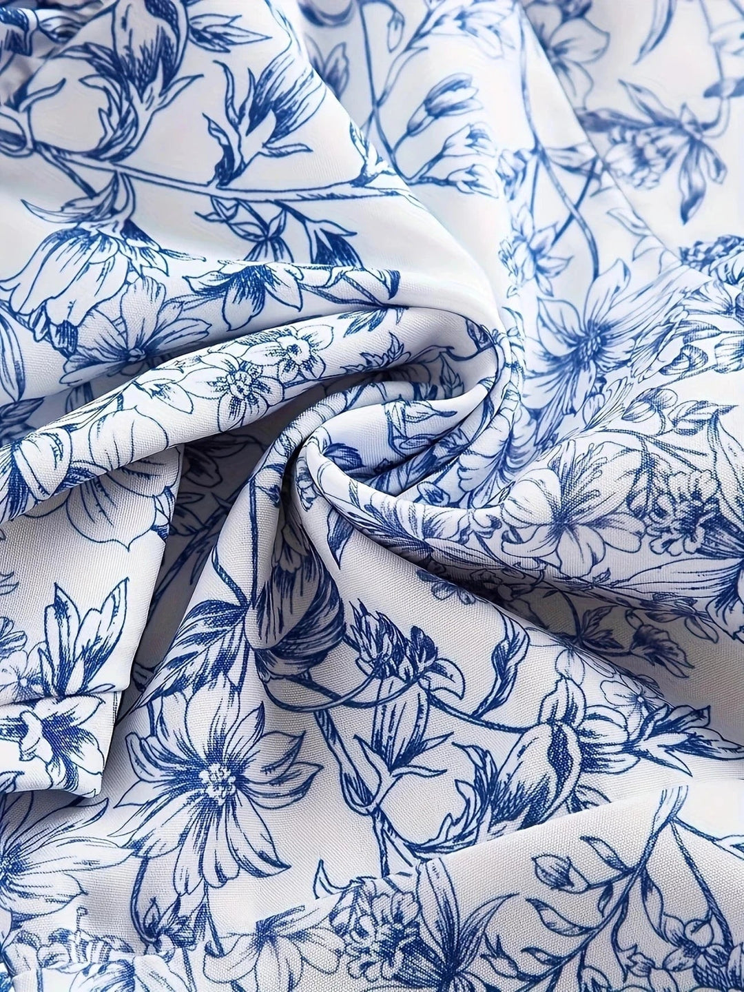 Ortagus - Vestido Floral Con Volantes