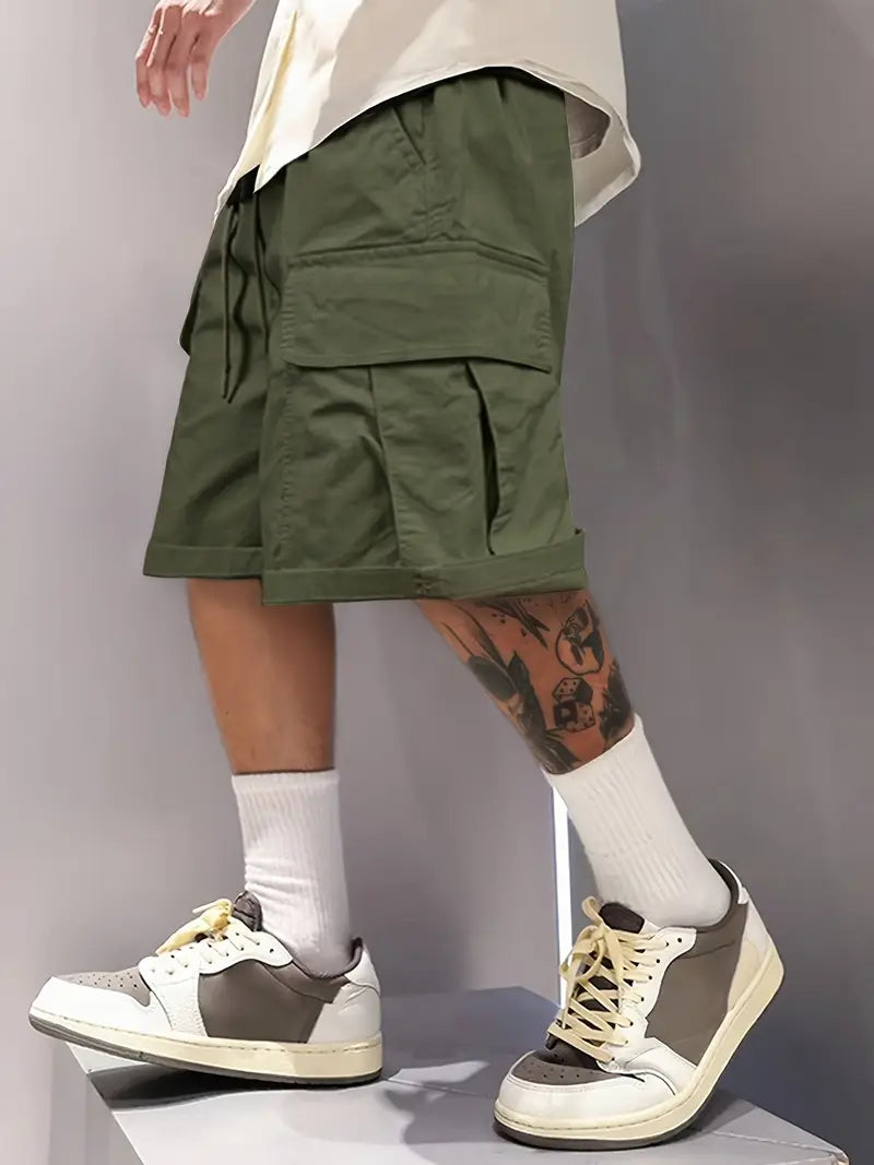 Detlev - Pantalones Cortos Elegantes Y Holgados