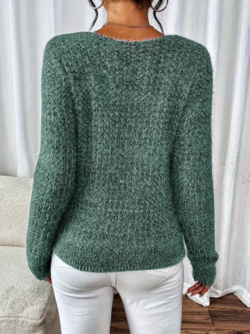 Aderah -Jersey Holgado Con Cuello en V