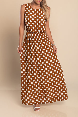 Lyna - Maxi Vestido De Lunares