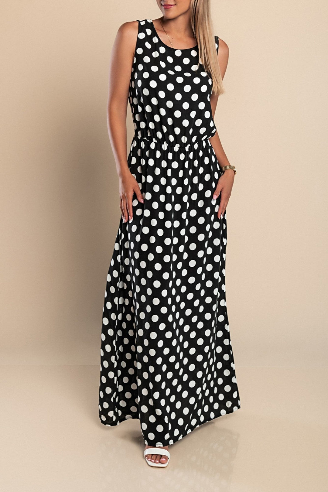 Lyna - Maxi Vestido De Lunares