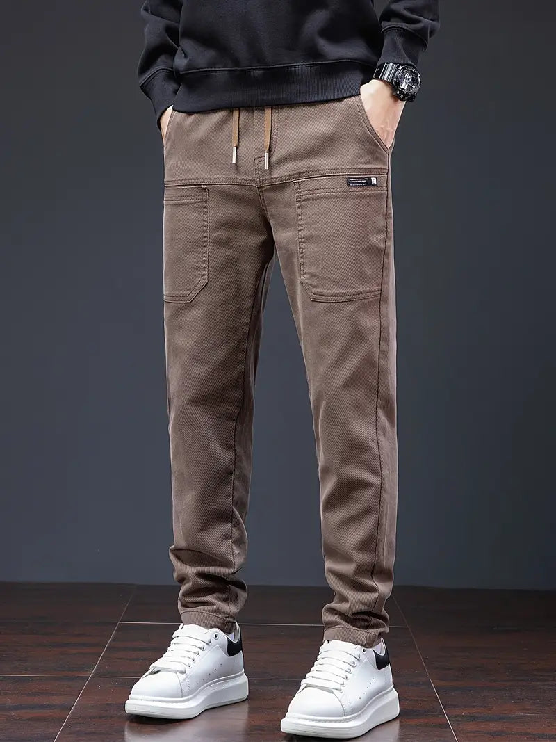 Jarrett - Elegante Pantalón Jogger Con Cintura y Cordón Ajustable