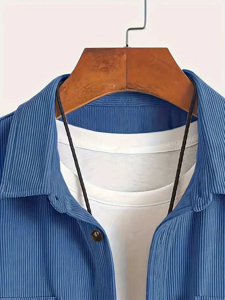 Rickey - Camisa Informal De Pana Con Botones