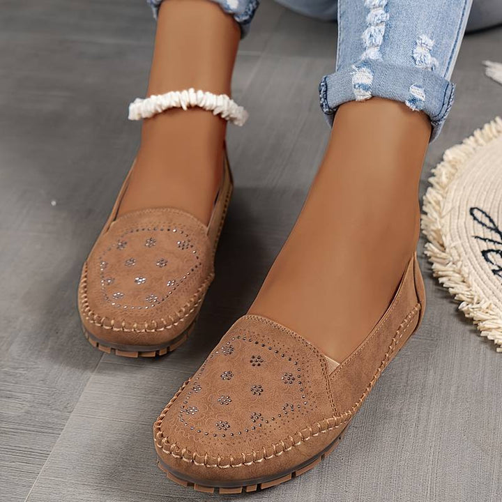 Orital - Mocasines Suaves Cosidos Vintage
