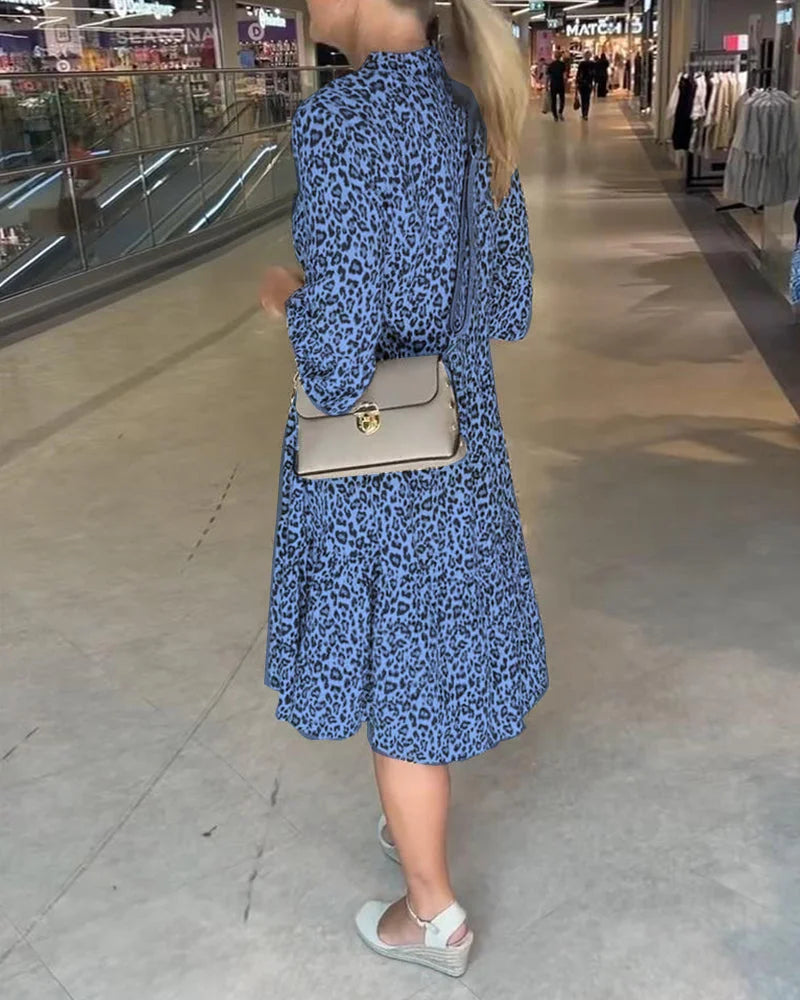 Siobhan - Vestido Con Estampado De Deopardo