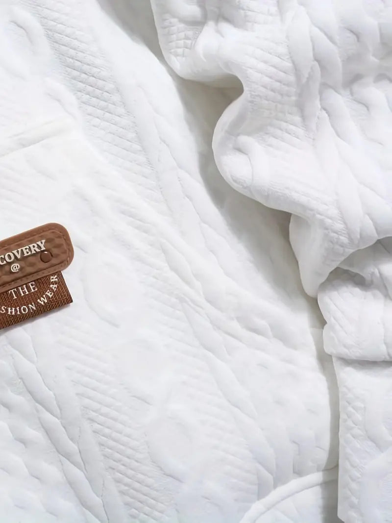 Pruitt - Sudadera Con Capucha De Manga Larga De Punto