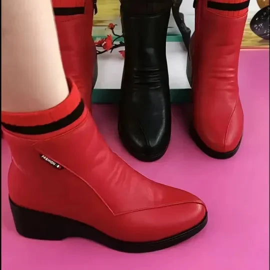 Nuraini - Botines De Invierno Con Suela Blanda