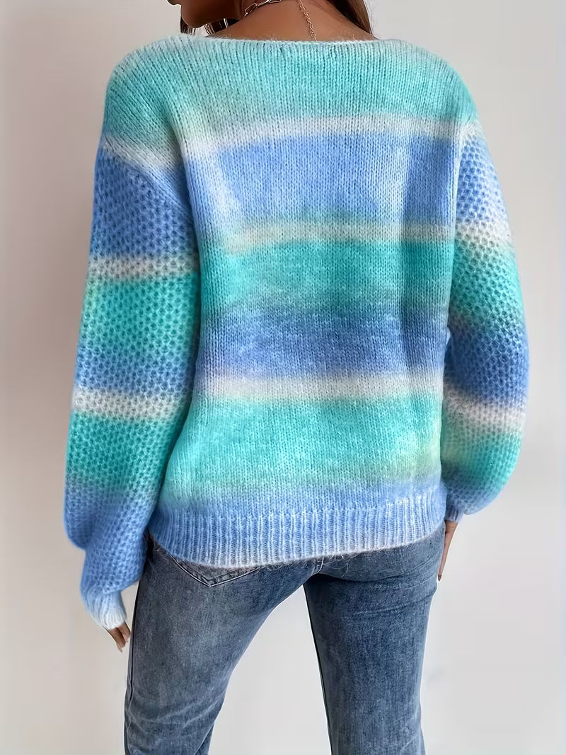 Errin - Jersey De Punto Con Degradado De Colores