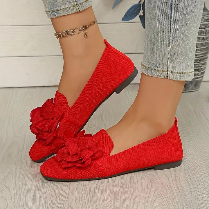 Catriona - Zapatos Planos Mary Jane Con Estampado Floral