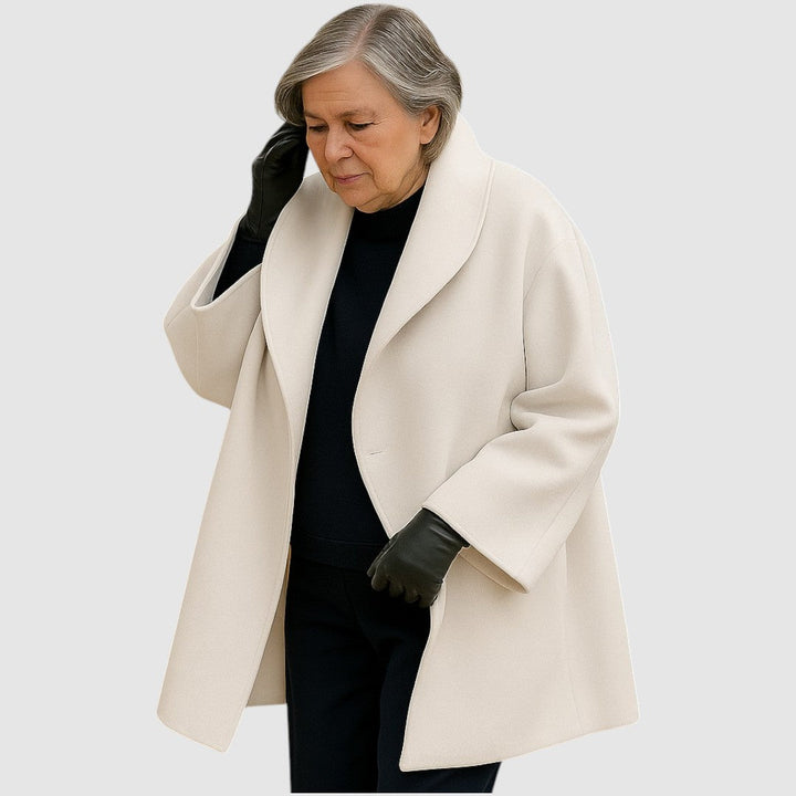 Plesette - Abrigo De Lana Cachemira Cortavientos