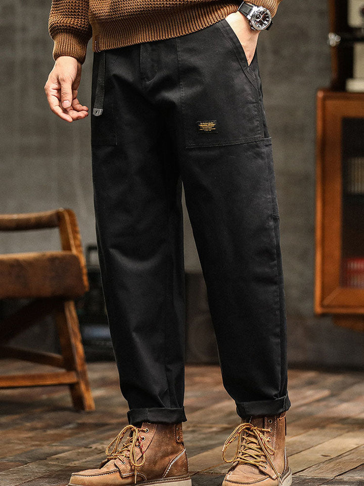 Rasmus - Elegante Pantalón Cargo Con Bolsillos