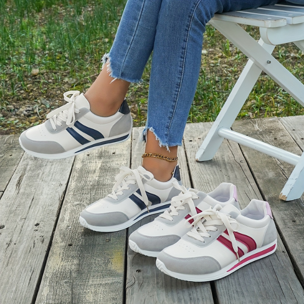 Adina - Cómodas Zapatillas Con Cordones