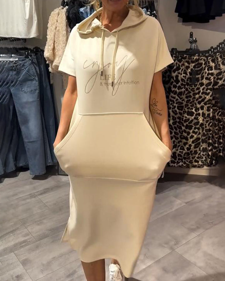 Nadia - Vestido Elegante Con Capucha