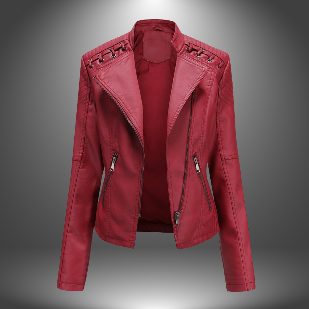 Lilia - Chaqueta De Cuero Prémium