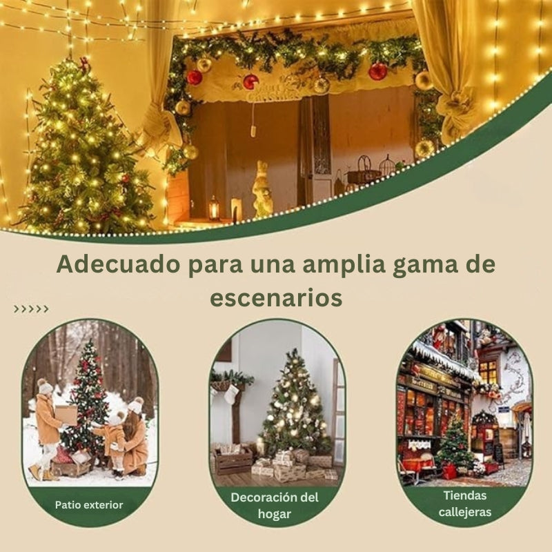 TwinkleWire - Guirnalda De Luces Pirotécnicas De Alambre De Cobre Con Mando a Distancia