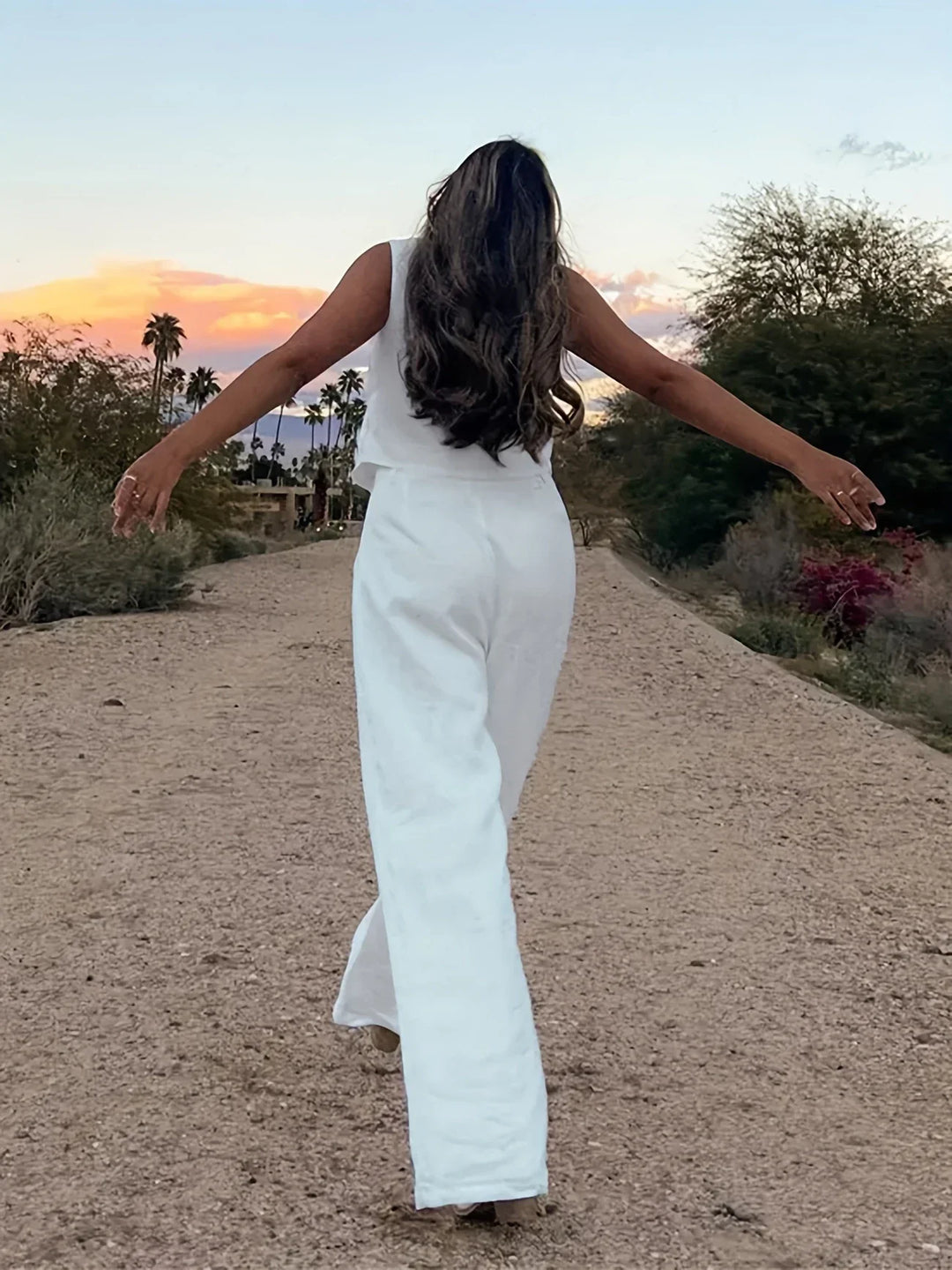Jorja - Elegante Conjunto De Dos Pezas Sin Mangas
