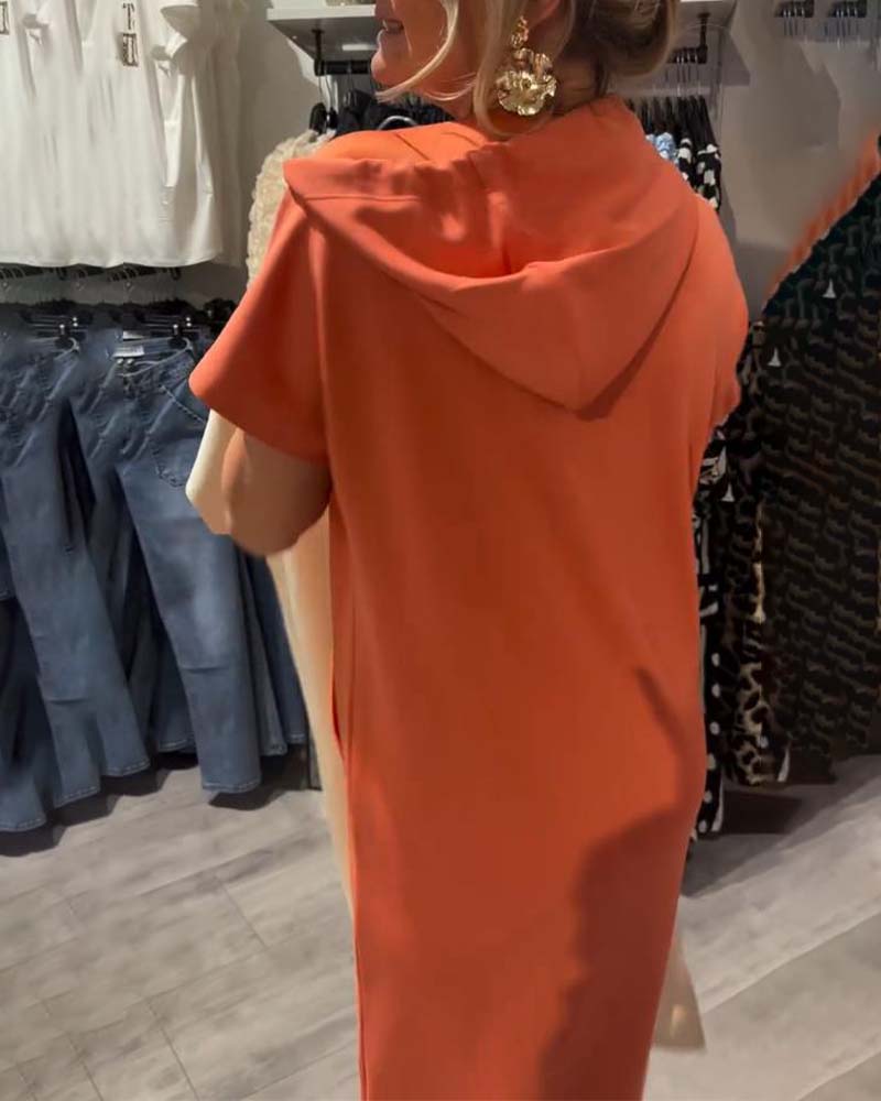Nadia - Vestido Elegante Con Capucha