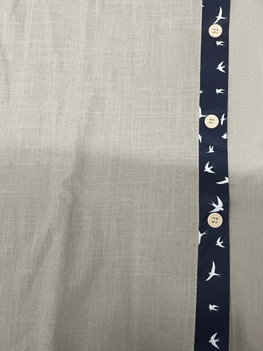 Trofim - Camisa Elegante Con Estampado De Pájaros