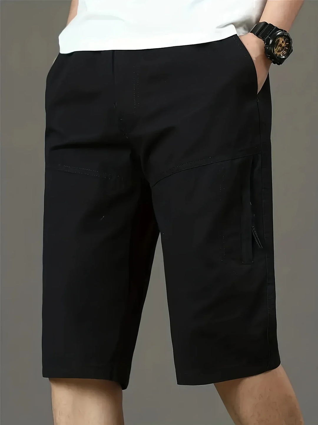 Stepan - Pantalones Cortos Carga Transpirables y Con Múltiples Bolsillos
