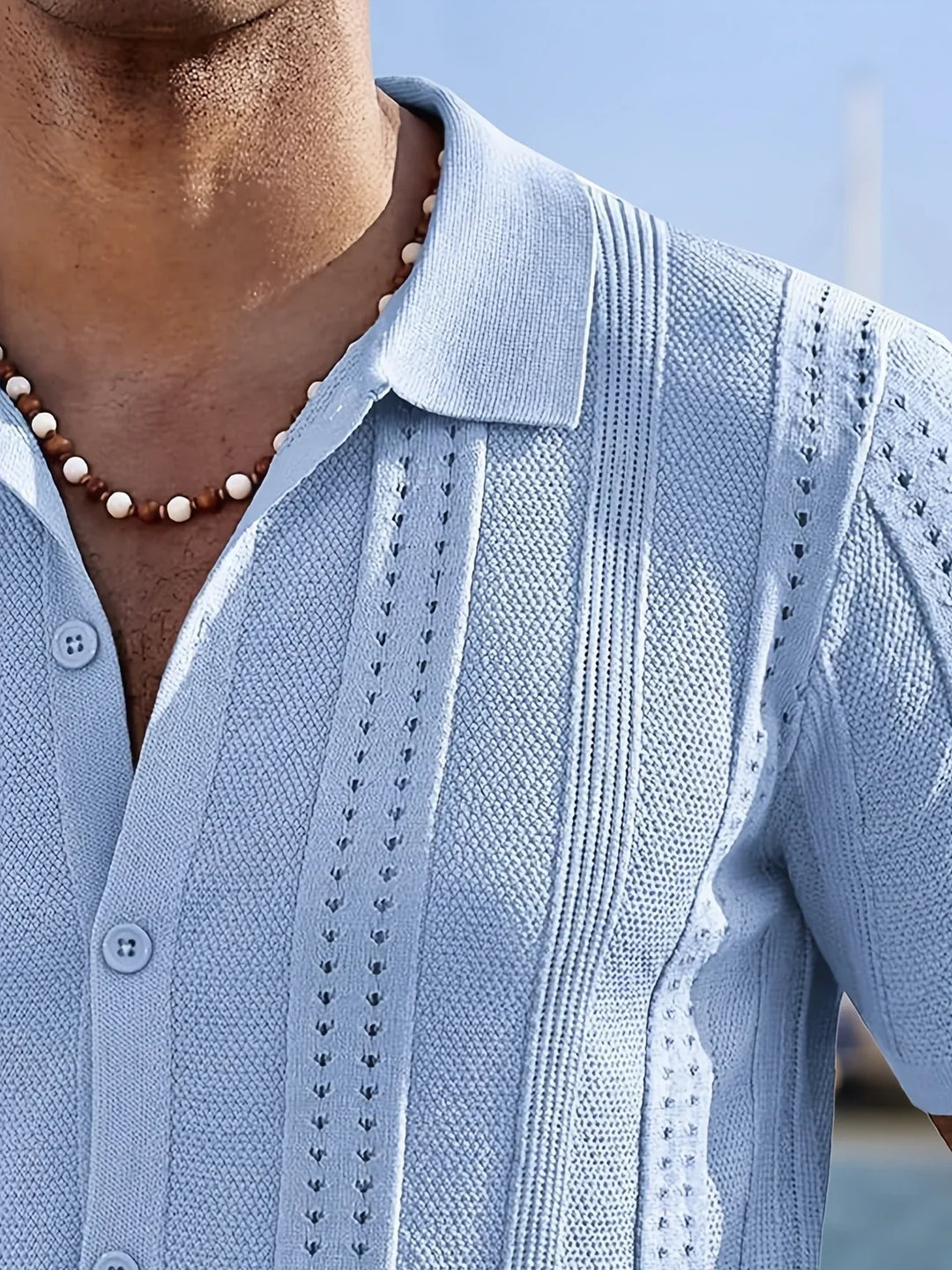 Semyon - Camisa De Punto Con Estampado Intrincado a La Moda