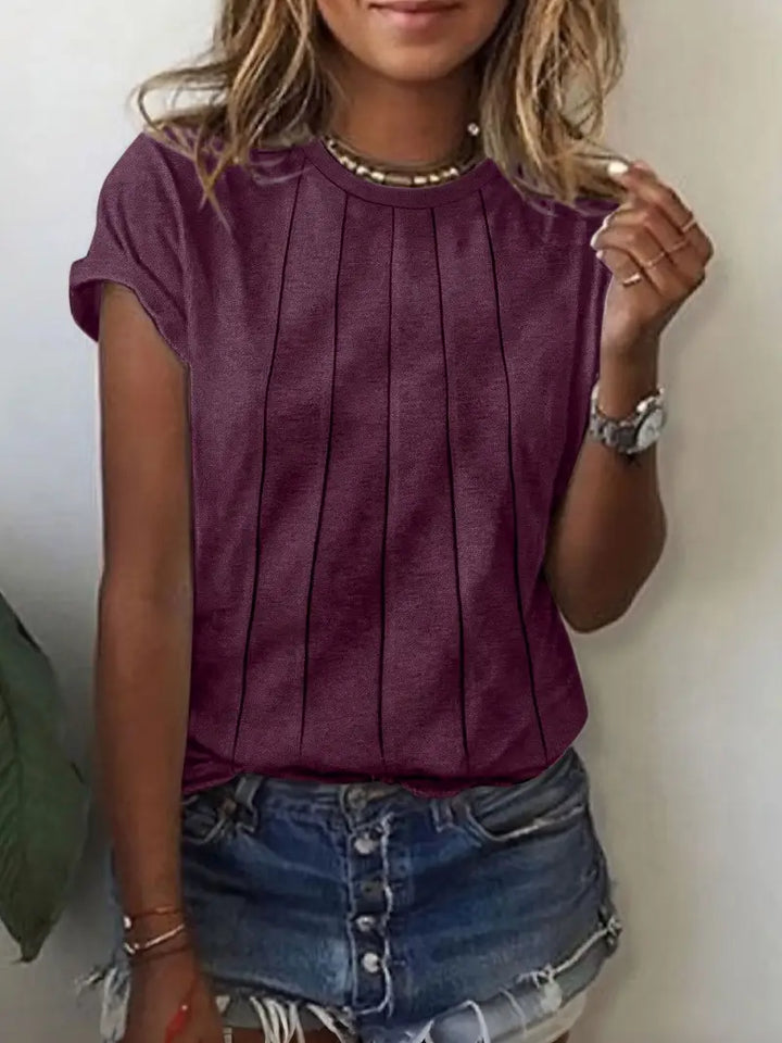 Vitaliya - Camiseta Casuales De Manga Corta