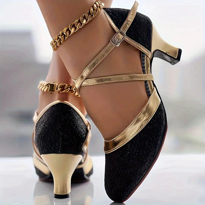 Taleia - Sandalias Elegantes Con Tacón Grueso
