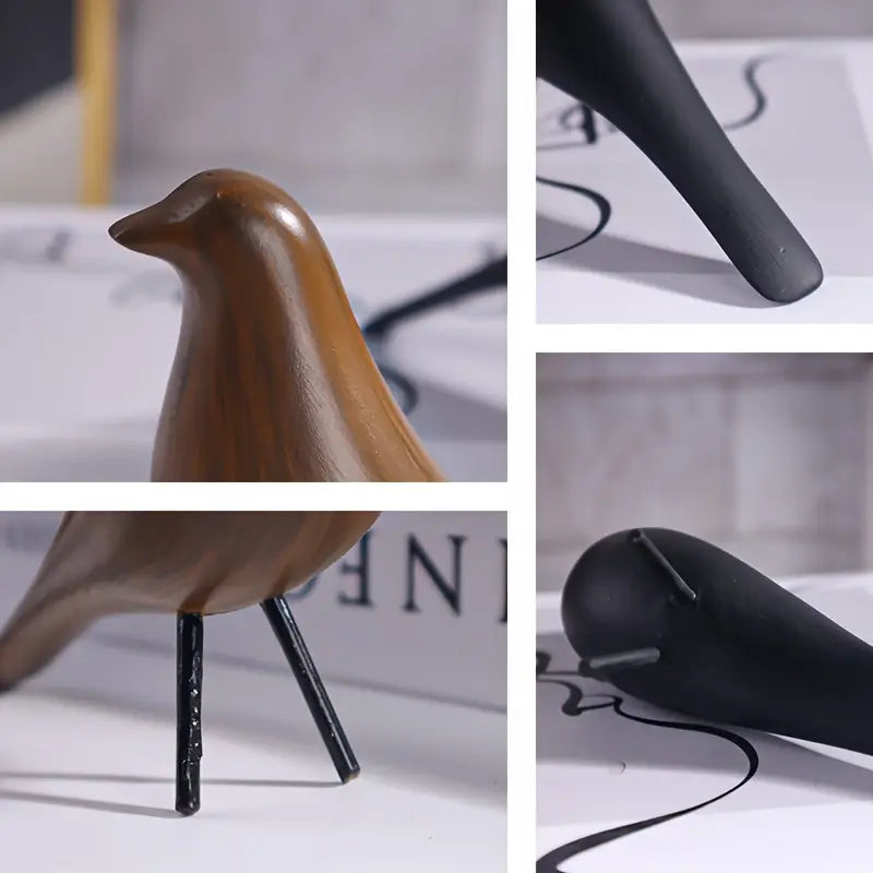 DecoPerch - Conjunto De Estatuas Abstractas De Pájaros Arte Déco