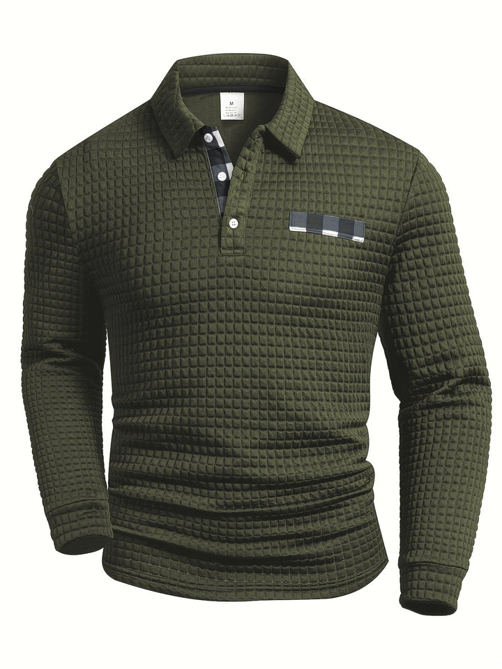 Juergen - Camisa Informal De Manga Larga Con Botones