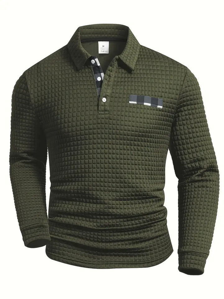 Hughes - Camisa Informal De Punto Grueso Con Botones