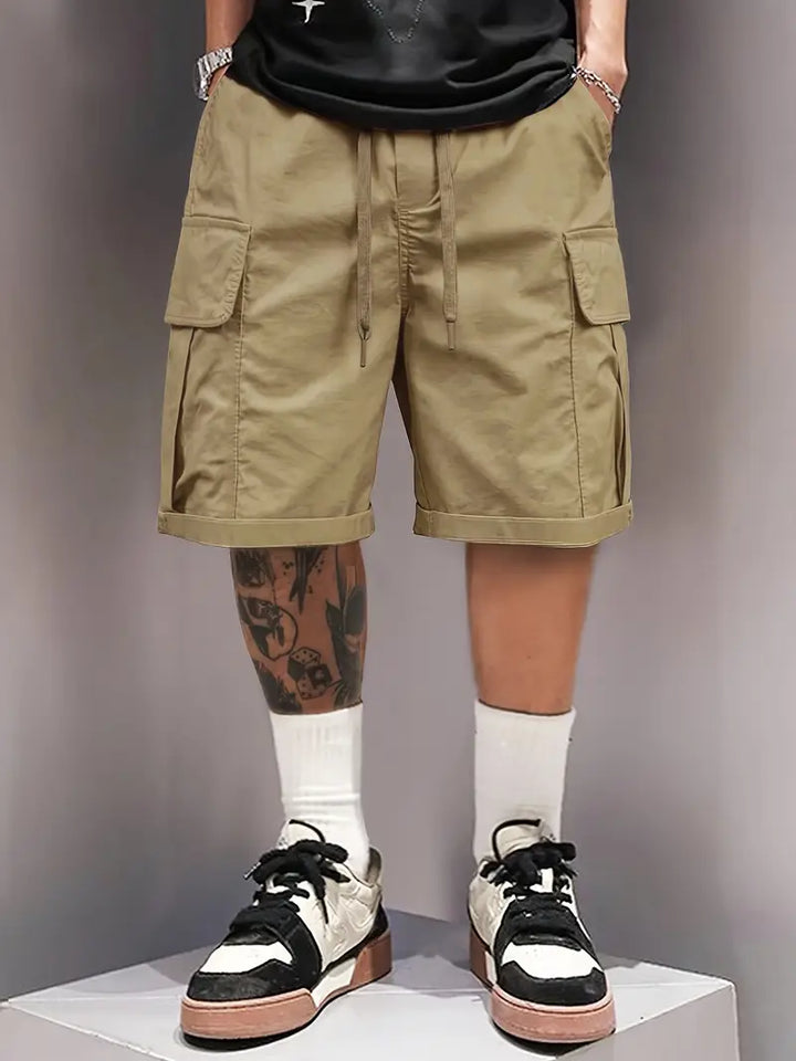 Detlev - Pantalones Cortos Elegantes Y Holgados