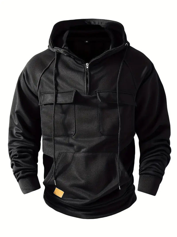 Bieber - Sudadera Cn Capucha y Múltiples Bolsillos
