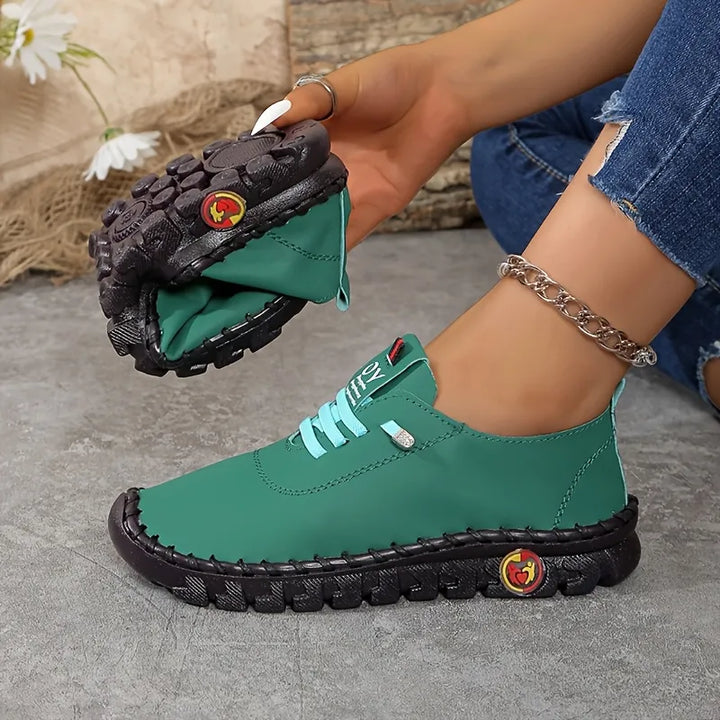 Hilga - Zapatillas Deportivas Con Cordones y Suela Flexible