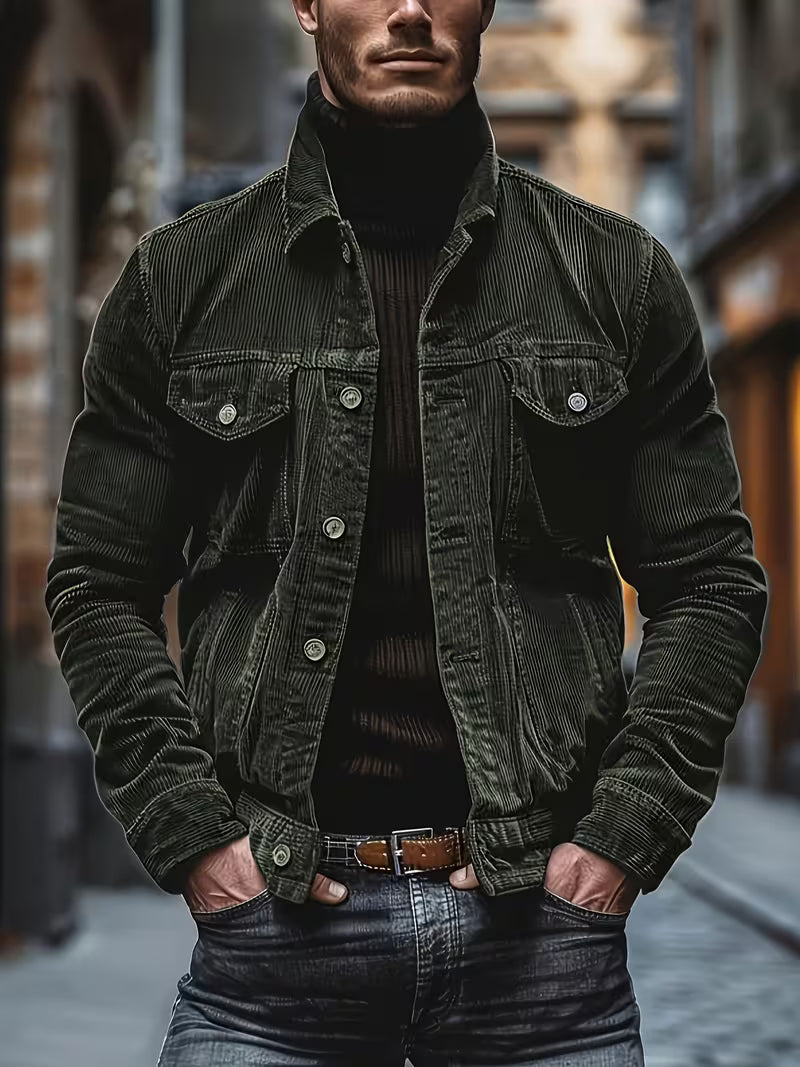 Warwick - Chaqueta De Pana Con Varios Bolsillos