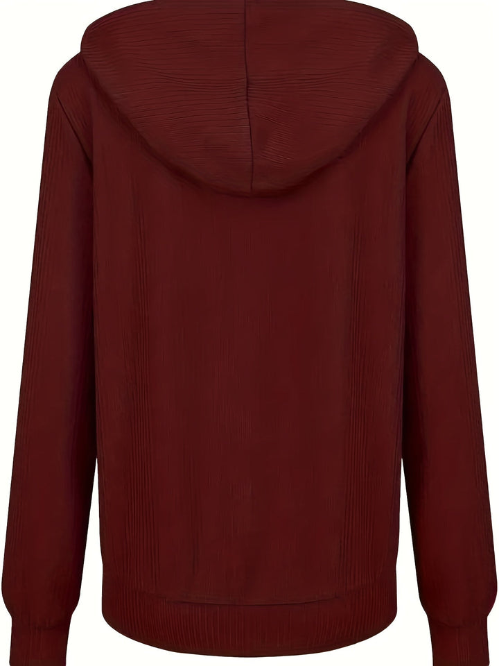 Moira - Sudaderas Con Capucha, Cremallera y Cordón Regulable, Manga Larga