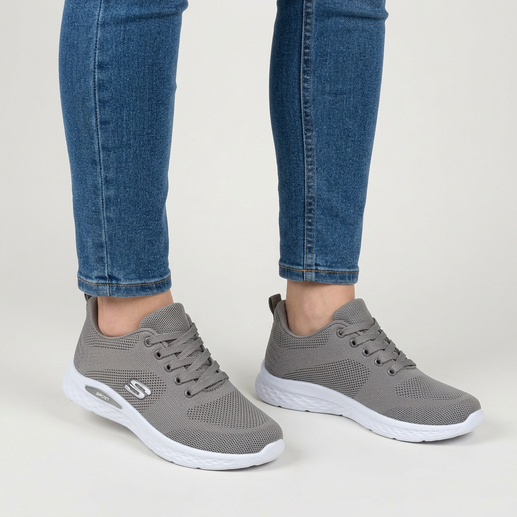 Alixia - Zapatilla Cómoda Con Cordones