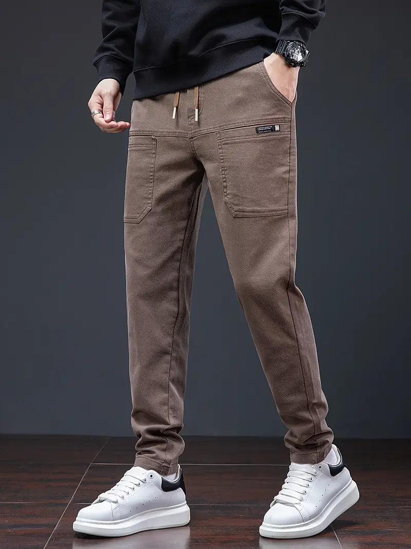 Jarrett - Elegante Pantalón Jogger Con Cintura y Cordón Ajustable