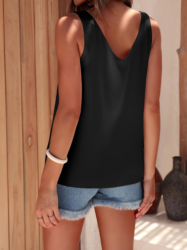 Ulyana -  Elegante Blusa Con Cuello En V