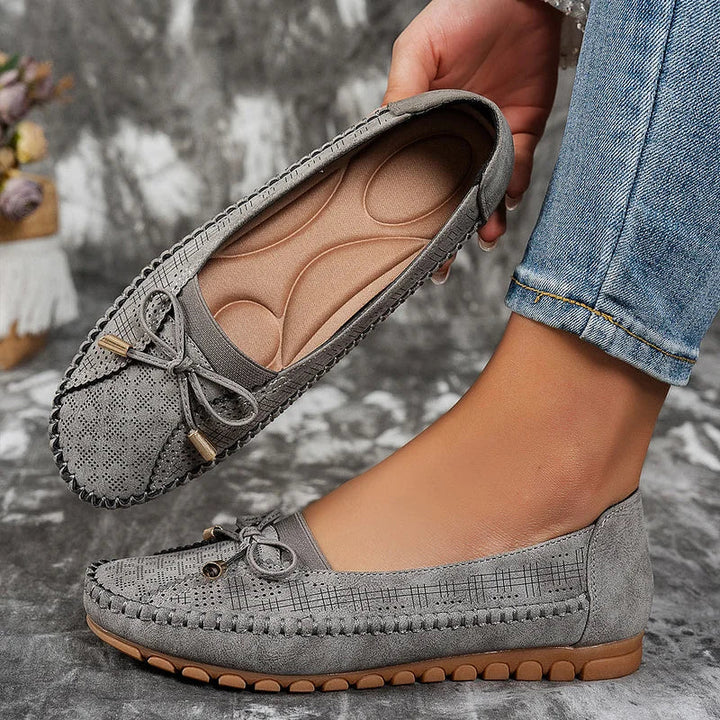 Rofia - Mocasines Casuales Antideslizantes De Cuero