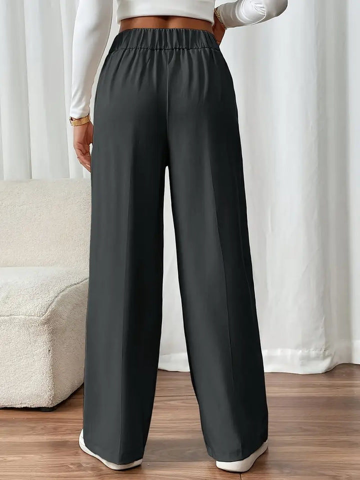 Orvella - Cómodos Pantalones Anchos Con Bolsillos