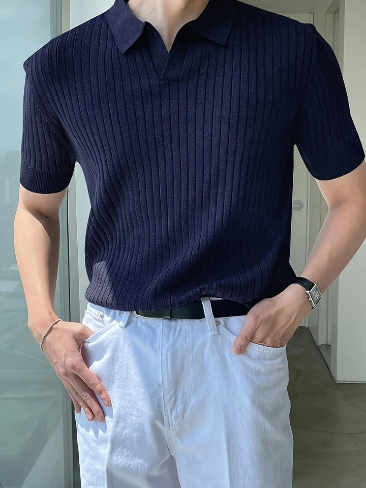 Avgustin - Polo Informal De Manga Corta